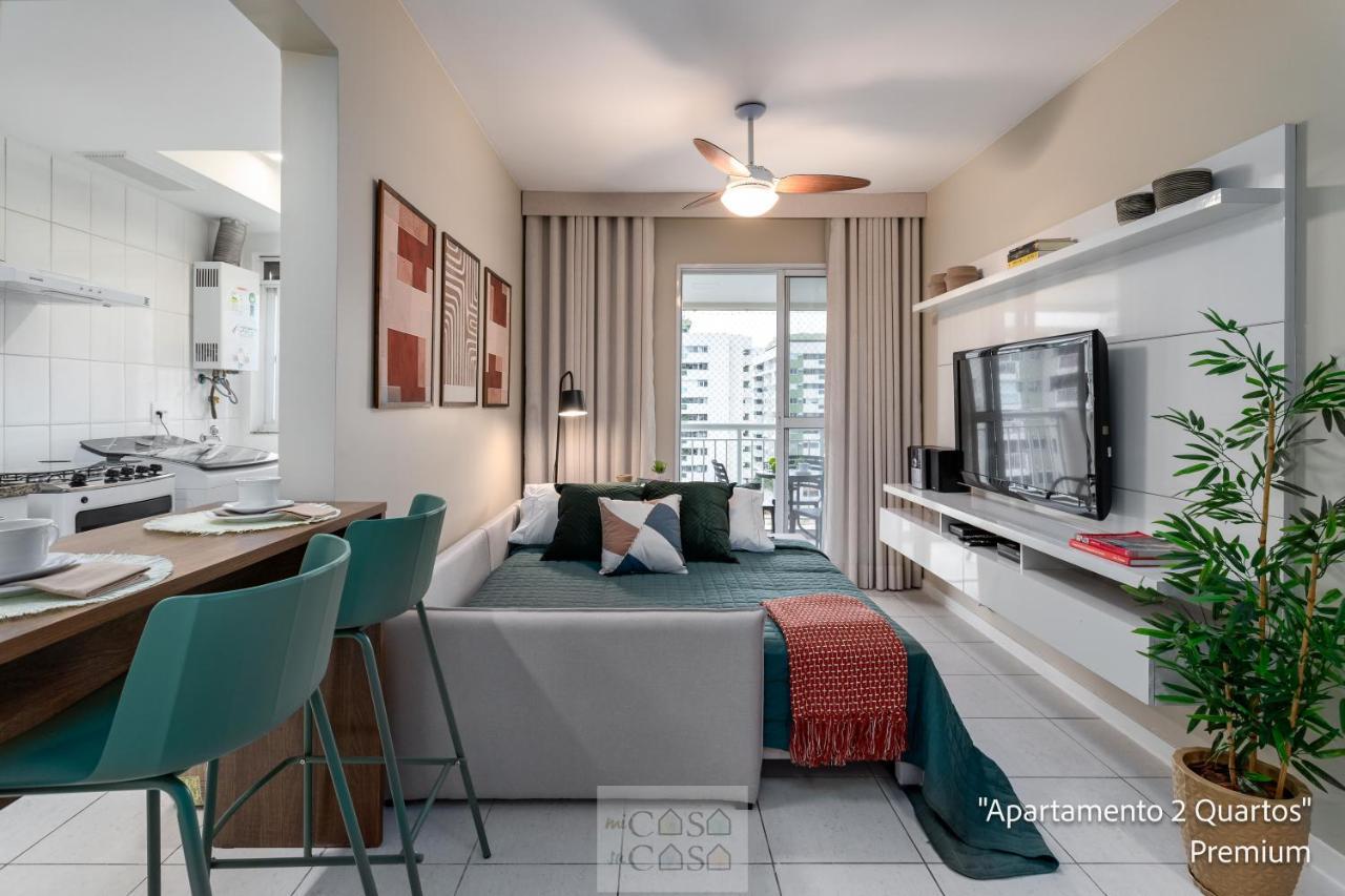 2 Quartos Com Varanda A 300M Riocentro Wi-Fi 120Mbps E Cozinha Completa - Condominio Com Piscina, Estacionamento, Portaria 24H E Parquinho Infantil - Apartamento Indicado Para Grupos, Hospedes A Trabalho E Criancas Rio de Janeiro Zewnętrze zdjęcie