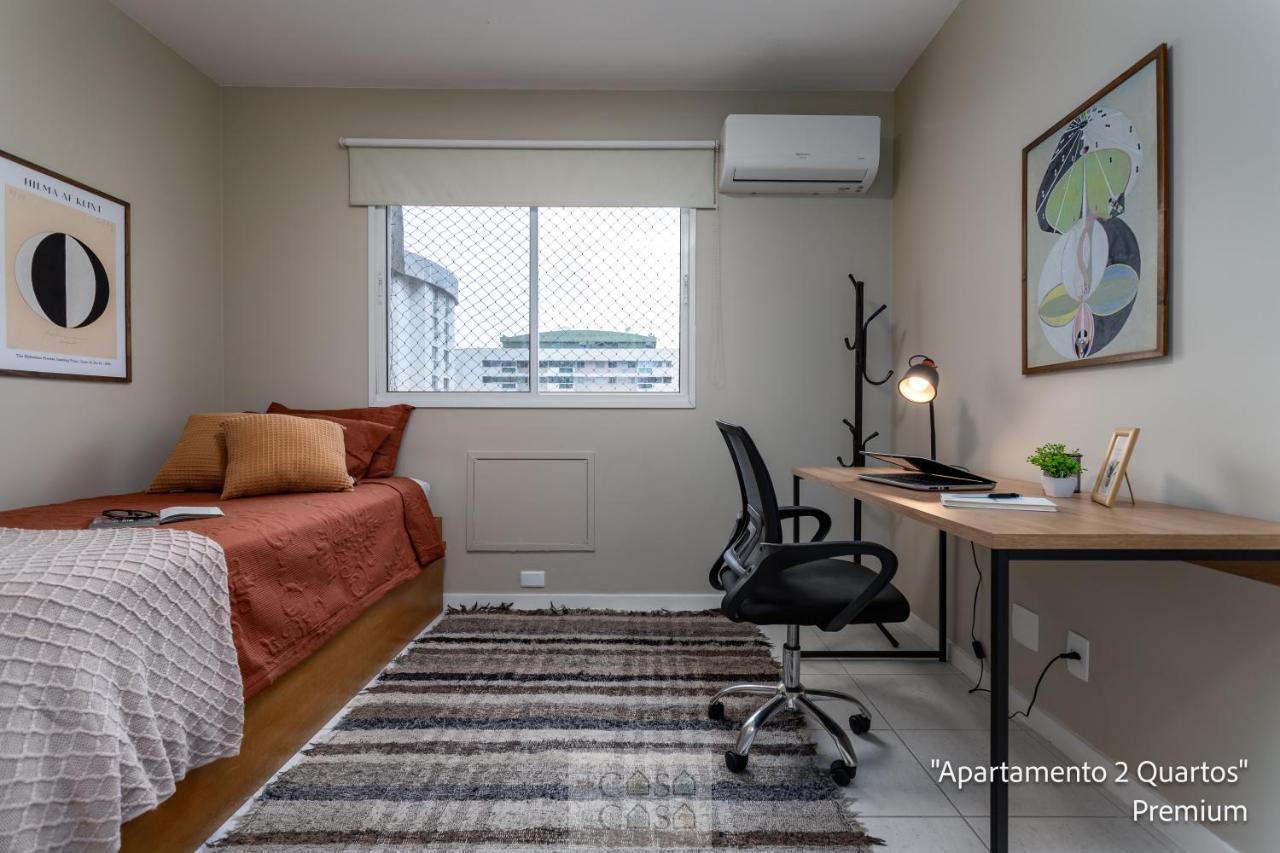 2 Quartos Com Varanda A 300M Riocentro Wi-Fi 120Mbps E Cozinha Completa - Condominio Com Piscina, Estacionamento, Portaria 24H E Parquinho Infantil - Apartamento Indicado Para Grupos, Hospedes A Trabalho E Criancas Rio de Janeiro Zewnętrze zdjęcie