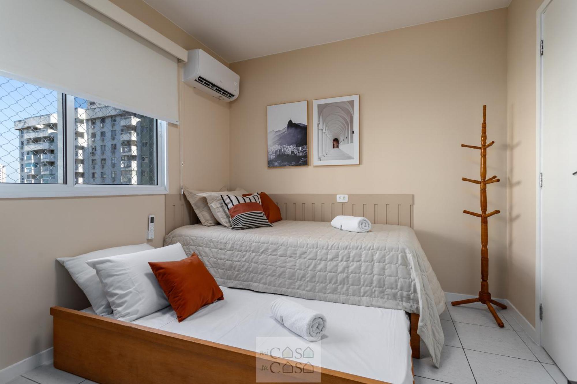2 Quartos Com Varanda A 300M Riocentro Wi-Fi 120Mbps E Cozinha Completa - Condominio Com Piscina, Estacionamento, Portaria 24H E Parquinho Infantil - Apartamento Indicado Para Grupos, Hospedes A Trabalho E Criancas Rio de Janeiro Pokój zdjęcie