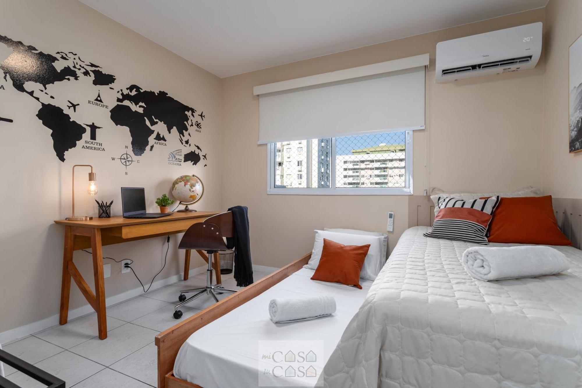2 Quartos Com Varanda A 300M Riocentro Wi-Fi 120Mbps E Cozinha Completa - Condominio Com Piscina, Estacionamento, Portaria 24H E Parquinho Infantil - Apartamento Indicado Para Grupos, Hospedes A Trabalho E Criancas Rio de Janeiro Pokój zdjęcie
