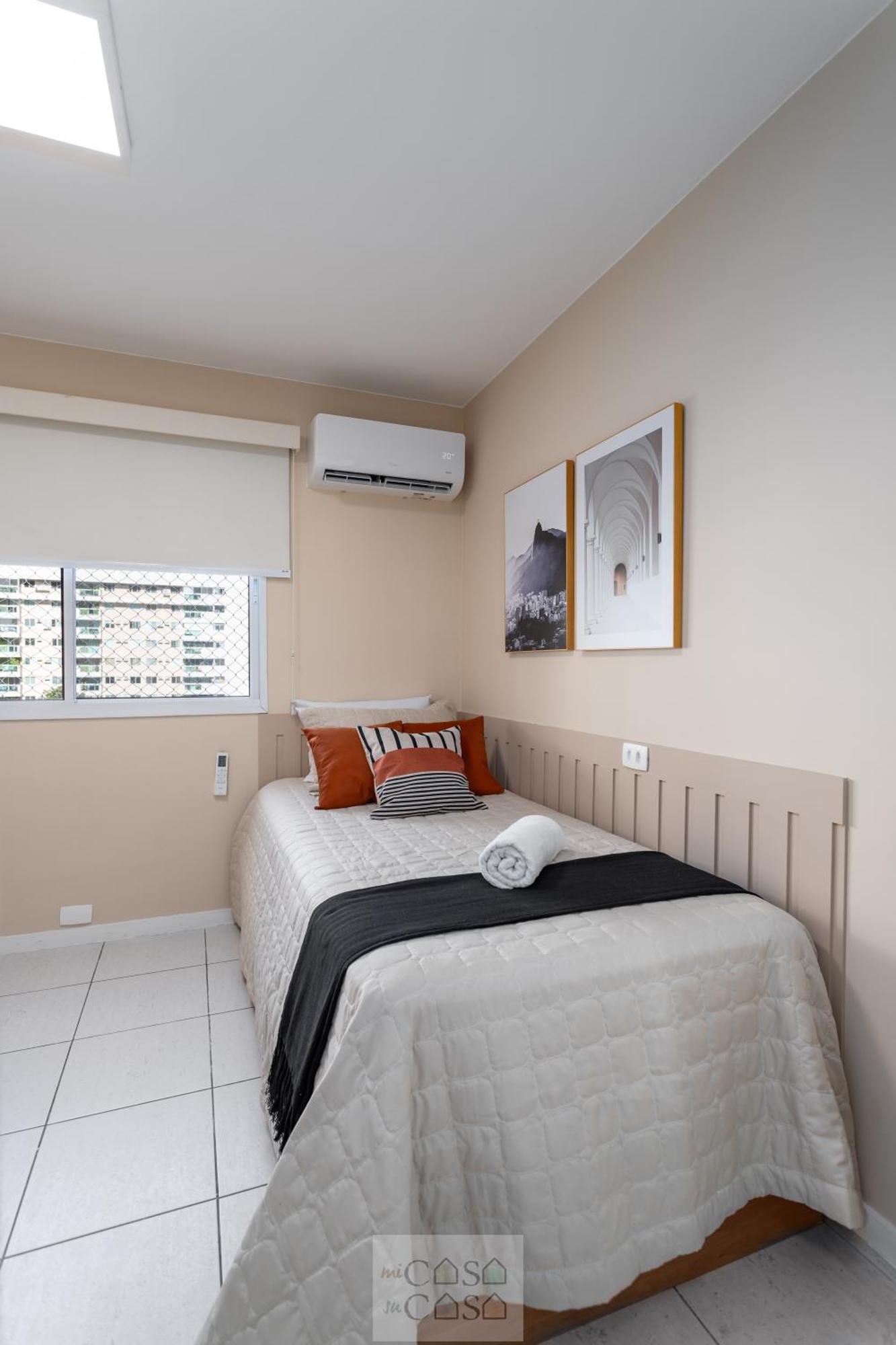 2 Quartos Com Varanda A 300M Riocentro Wi-Fi 120Mbps E Cozinha Completa - Condominio Com Piscina, Estacionamento, Portaria 24H E Parquinho Infantil - Apartamento Indicado Para Grupos, Hospedes A Trabalho E Criancas Rio de Janeiro Pokój zdjęcie