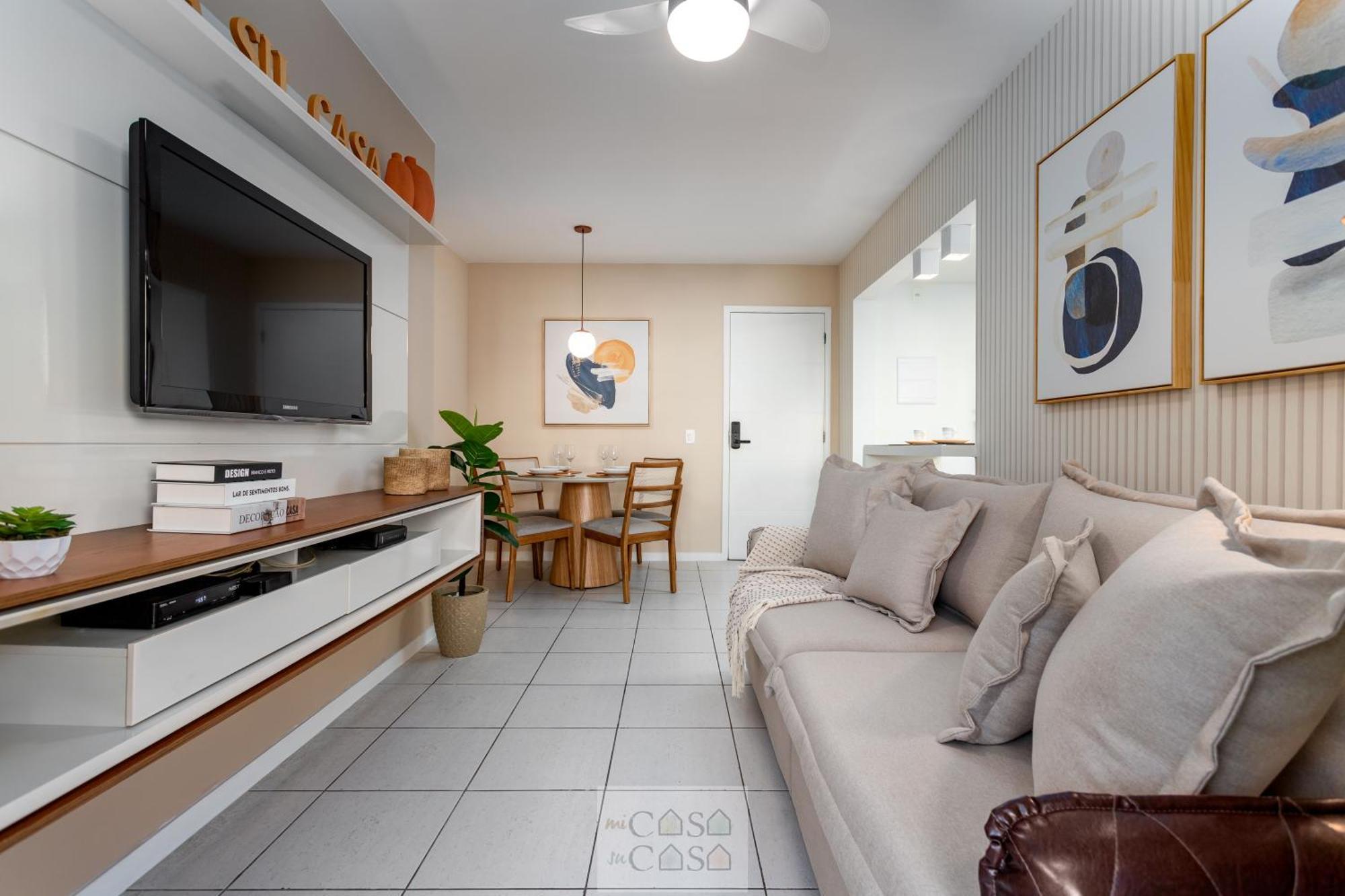 2 Quartos Com Varanda A 300M Riocentro Wi-Fi 120Mbps E Cozinha Completa - Condominio Com Piscina, Estacionamento, Portaria 24H E Parquinho Infantil - Apartamento Indicado Para Grupos, Hospedes A Trabalho E Criancas Rio de Janeiro Pokój zdjęcie