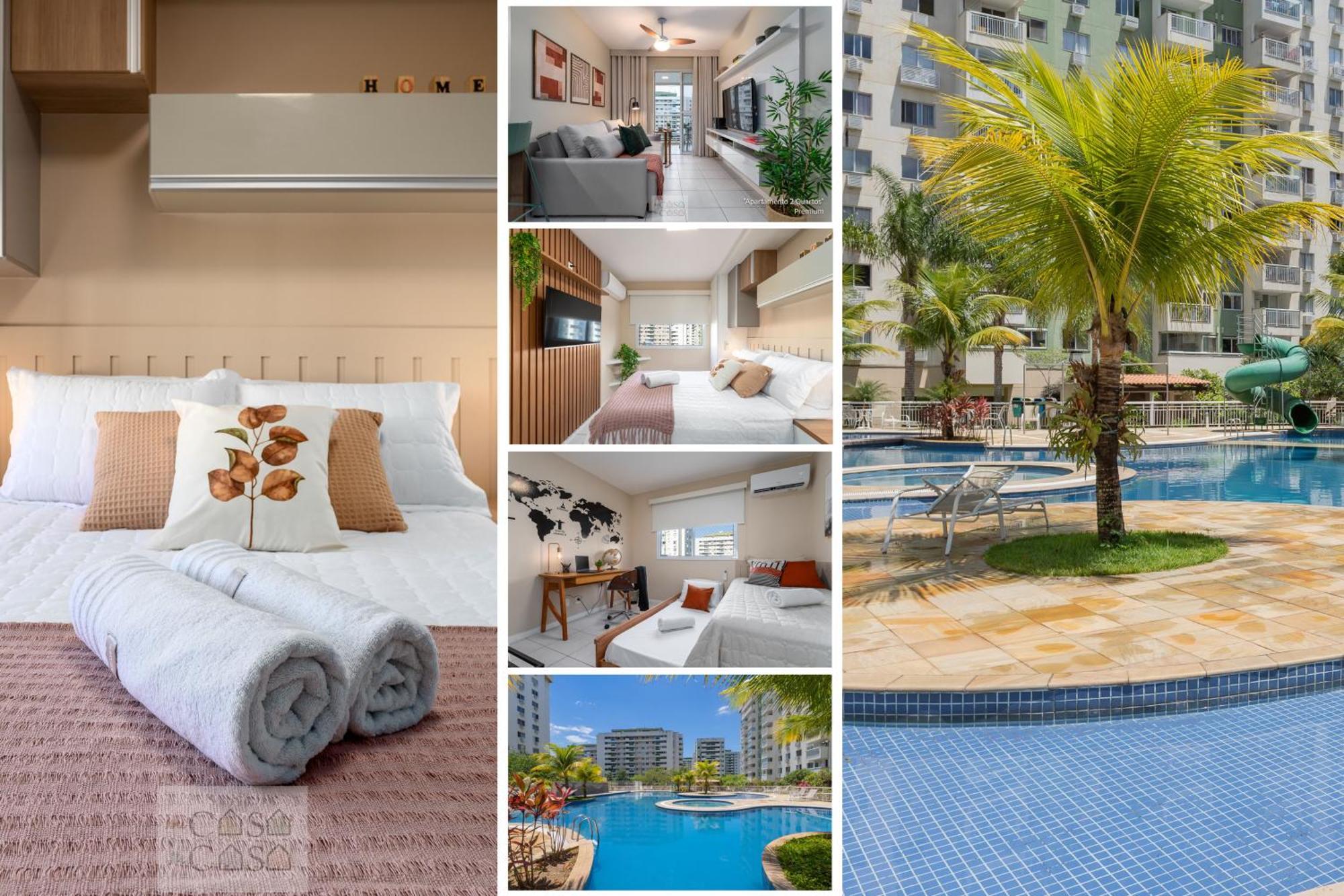 2 Quartos Com Varanda A 300M Riocentro Wi-Fi 120Mbps E Cozinha Completa - Condominio Com Piscina, Estacionamento, Portaria 24H E Parquinho Infantil - Apartamento Indicado Para Grupos, Hospedes A Trabalho E Criancas Rio de Janeiro Zewnętrze zdjęcie