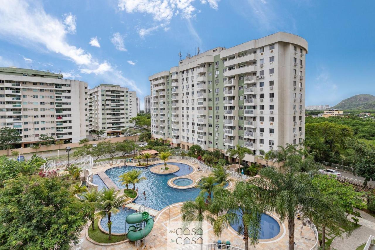 2 Quartos Com Varanda A 300M Riocentro Wi-Fi 120Mbps E Cozinha Completa - Condominio Com Piscina, Estacionamento, Portaria 24H E Parquinho Infantil - Apartamento Indicado Para Grupos, Hospedes A Trabalho E Criancas Rio de Janeiro Zewnętrze zdjęcie
