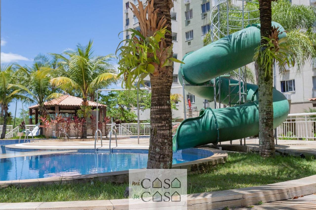 2 Quartos Com Varanda A 300M Riocentro Wi-Fi 120Mbps E Cozinha Completa - Condominio Com Piscina, Estacionamento, Portaria 24H E Parquinho Infantil - Apartamento Indicado Para Grupos, Hospedes A Trabalho E Criancas Rio de Janeiro Zewnętrze zdjęcie