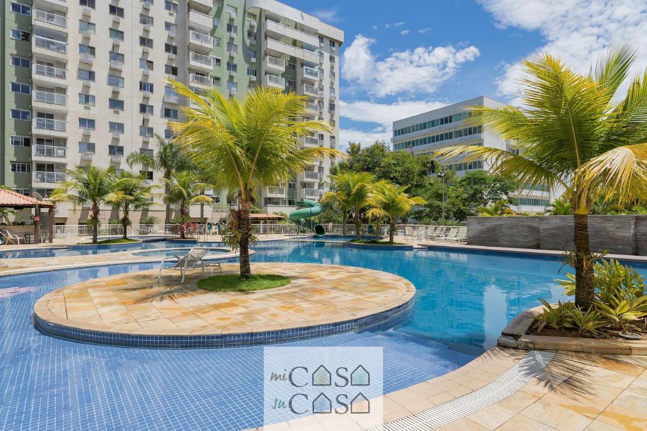 2 Quartos Com Varanda A 300M Riocentro Wi-Fi 120Mbps E Cozinha Completa - Condominio Com Piscina, Estacionamento, Portaria 24H E Parquinho Infantil - Apartamento Indicado Para Grupos, Hospedes A Trabalho E Criancas Rio de Janeiro Zewnętrze zdjęcie
